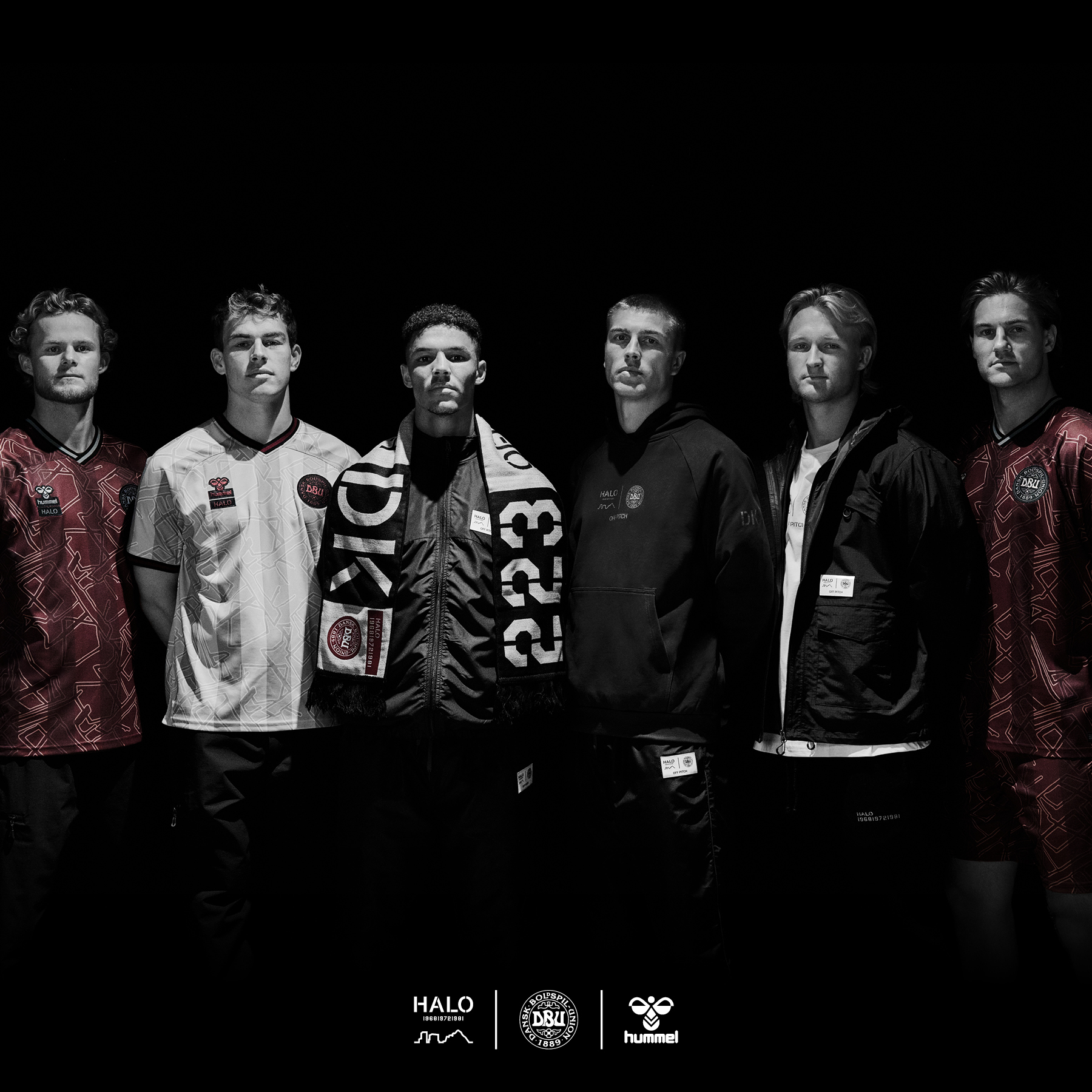 Limited edition HALO x hummel x DBU Danish National jersey