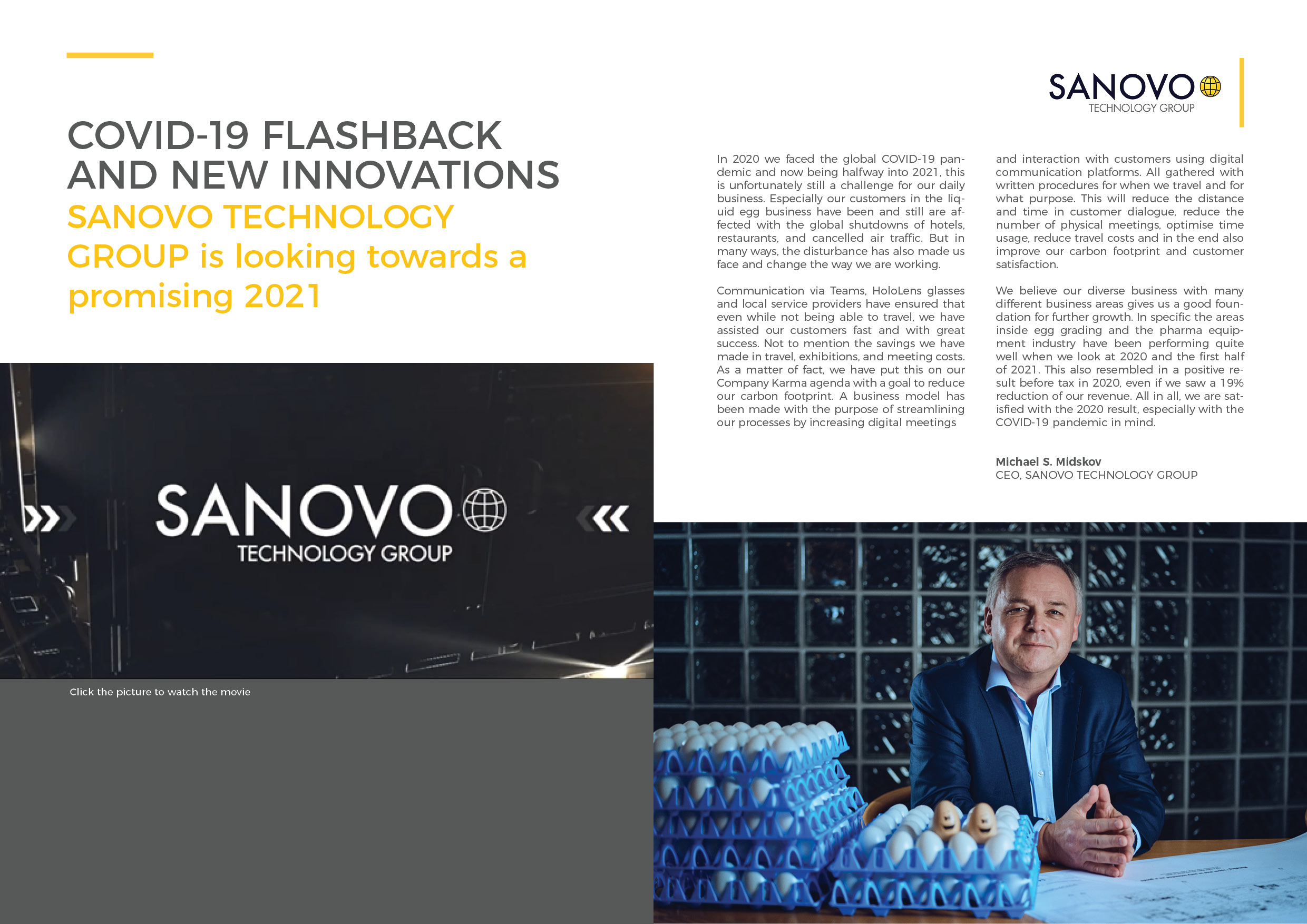 COVID-19 Flashback and New Innovations