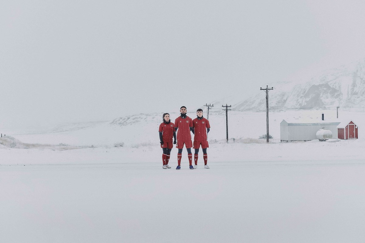 Hummel KAK Grönland Maillot D'Accueil 25 Greenland Kalaallit Nunaat M-3XL